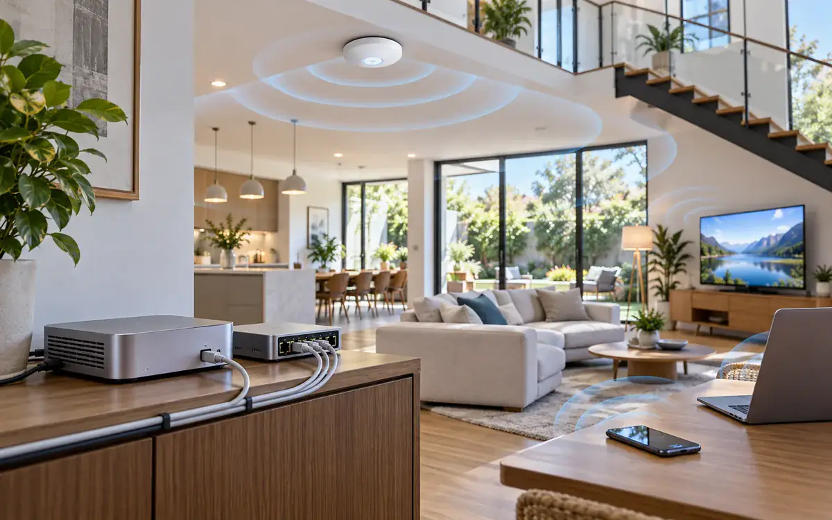 Illustrative concept: Residential WiFi